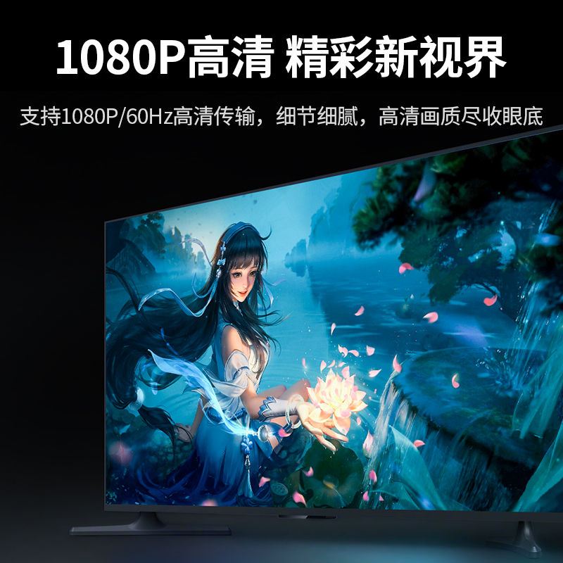 绿联 DP转VGA转换器 DisplayPort转VGA母头高清视频转接头线 适用电脑台式机接显示器电视投影仪20415高清大图