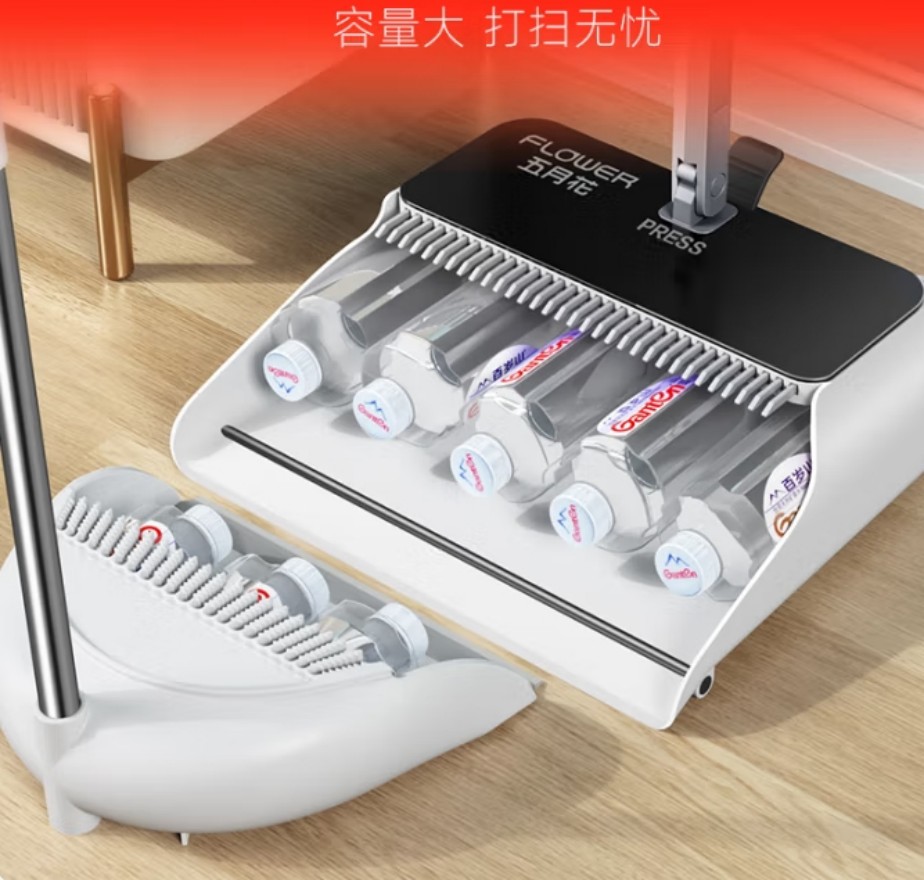 五月花 2件套扫把扫把簸箕套装 不粘头发 伸缩梳齿套扫 WYH-S166高清大图