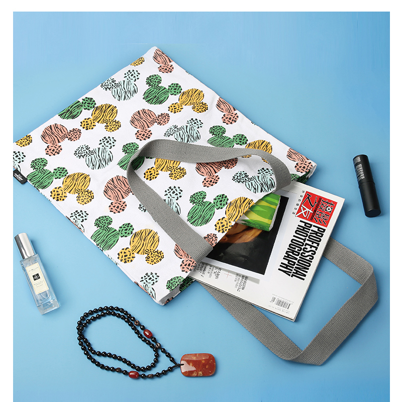 迪士尼DSM-HFJ399米奇乐不思鼠系列 时尚米奇帆布袋