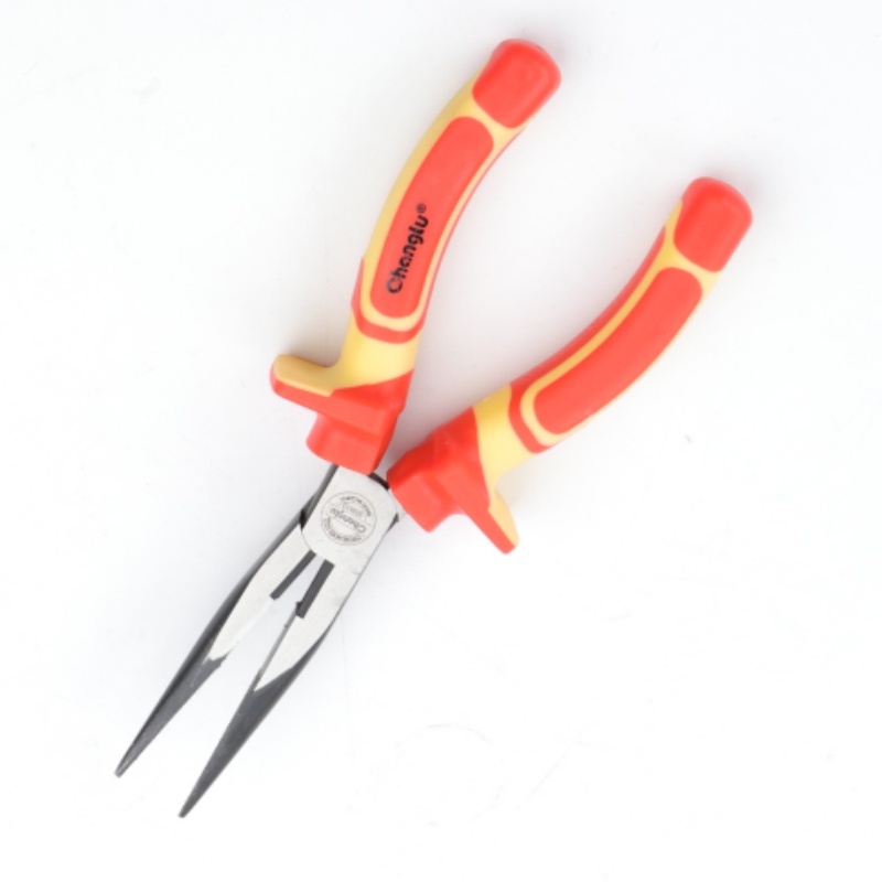 长鹿VDE绝缘电工尖嘴钳 200mm 把高清大图