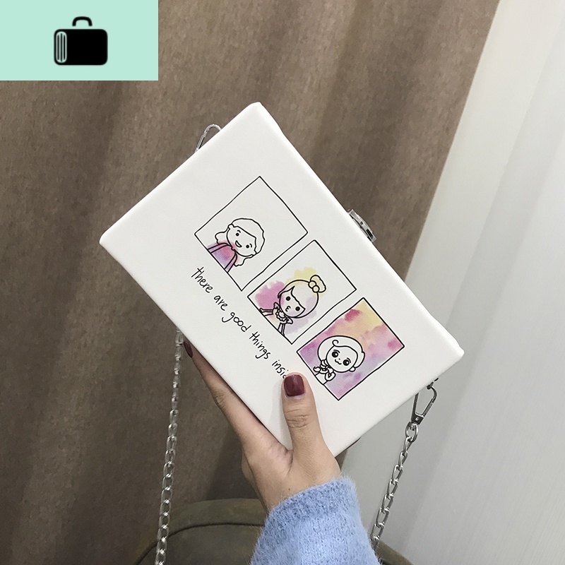 高级感包包2020新款潮网红时尚链条斜挎包女百搭ins夏季季小方包NEWLAKE高清大图