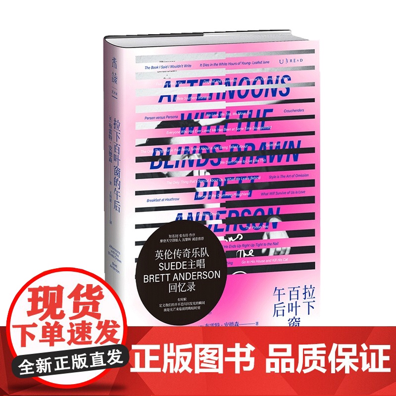 拉下百叶窗的午后布雷特安德森 著外国文学艺术家乐队传记 山羊皮主唱亲述乐队生涯 追溯乐队起伏与成员纠葛剖析音乐产业生态高清大图