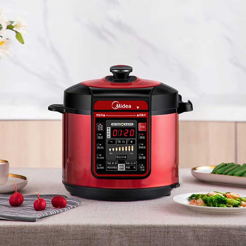 美的电压力锅5L智能预约双胆高压锅七段调压一键排气MY-QC50A5高清大图