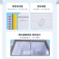 穗凌(SUILING)BD-308K 家用冷柜小型 冷藏冷冻柜转换 卧式速冻雪柜小冰箱顶开门 278升[升级减霜]