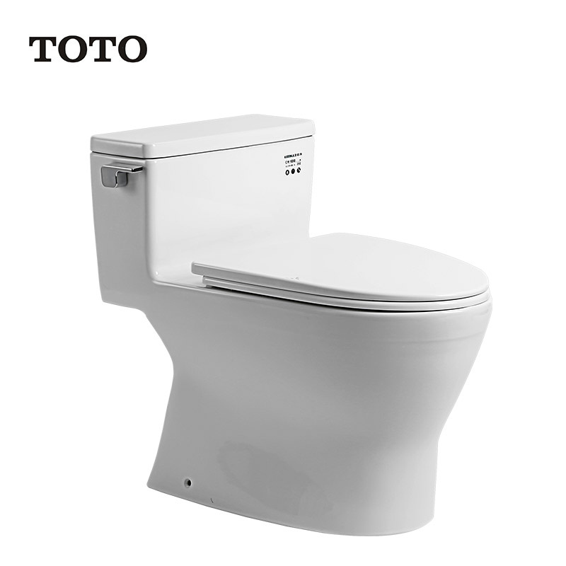 toto卫浴超漩式冲水马桶智洁连体38l节水坐便器cw188b