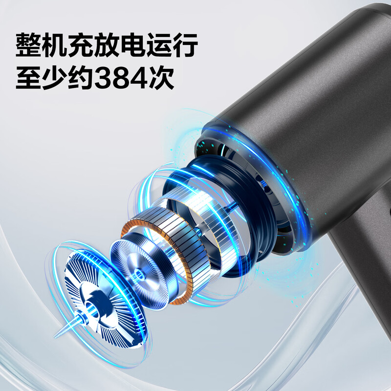 得力(deli)DL881123车载吸尘器6000pa大吸力4000mAh强劲动力便携设计尘杯集尘1升高清大图