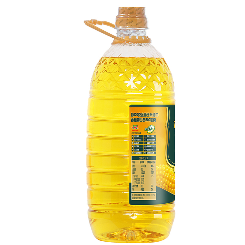 长寿花 金胚玉米油 4L高清大图