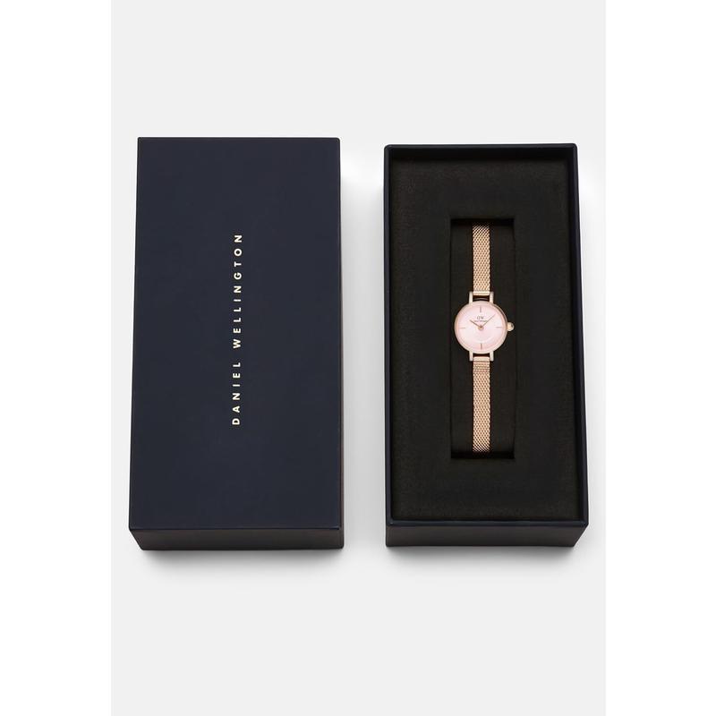 丹尼尔惠灵顿(Daniel Wellington)女士机械表优雅简约玫瑰金网带时尚小巧防水手表