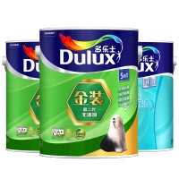 多乐士(Dulux)官方旗舰店金装第二代五合一无添加内墙面漆乳胶漆油漆涂料A8154+A749 15L套装