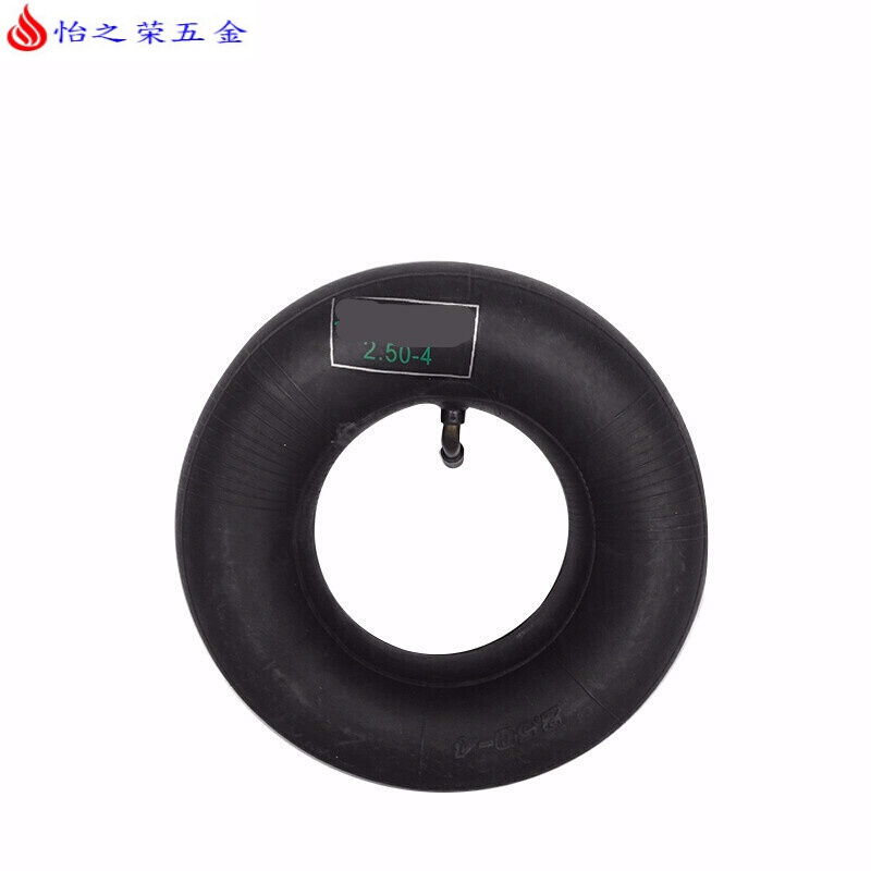 10寸8寸6寸12寸充气轮胎万向轮重型橡胶轮定向轮带刹车轮子静音轮12寸 8寸内胎
