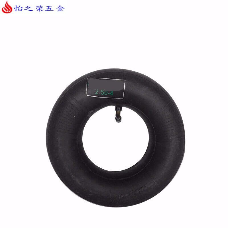 10寸8寸6寸12寸充气轮胎万向轮重型橡胶轮定向轮带刹车轮子静音轮12寸 8寸内胎图片
