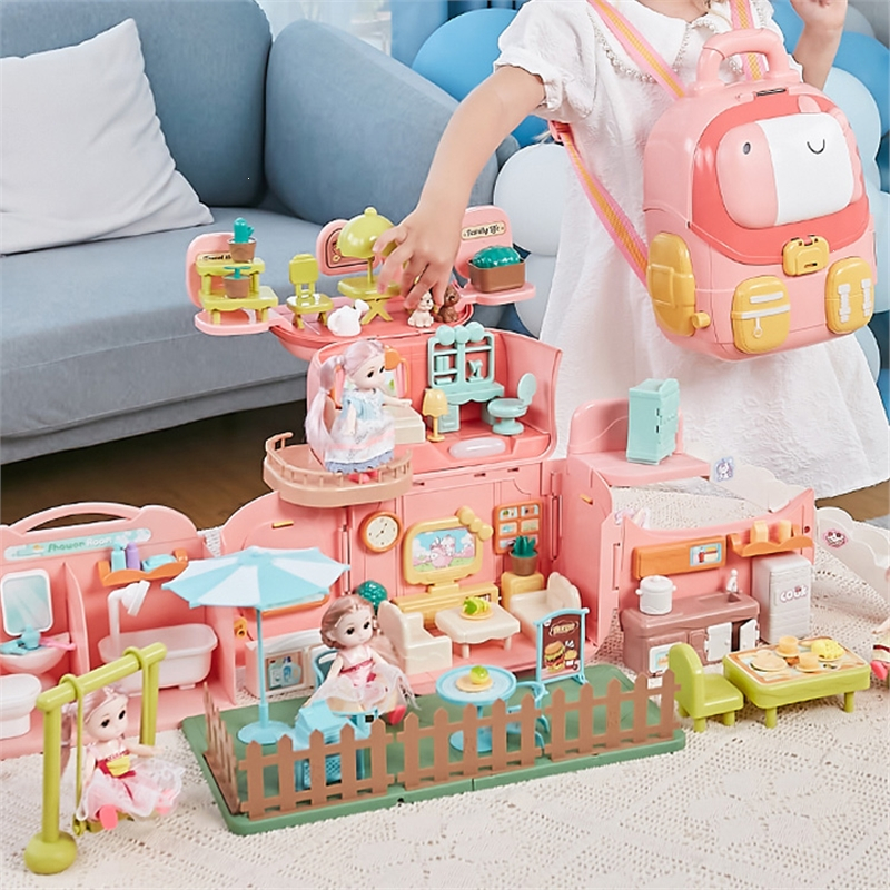 玩具智扣小女孩子过家家公主娃娃屋7女童2346岁女生9儿童8生日礼物