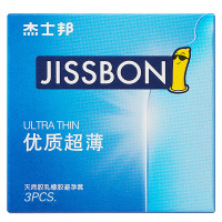 杰士邦(jissbon)优质超薄安全套3只装 避孕套情趣型套套成人性用品安全套套3片装