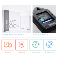 现代简约北欧挂钟客厅纳丽雅挂表卧室家用 时钟挂墙创意时尚石英钟表 玻璃白框A款 12英寸