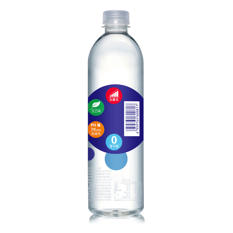 依能 加锌 无糖无汽弱碱 苏打水饮料 500ml*24瓶
