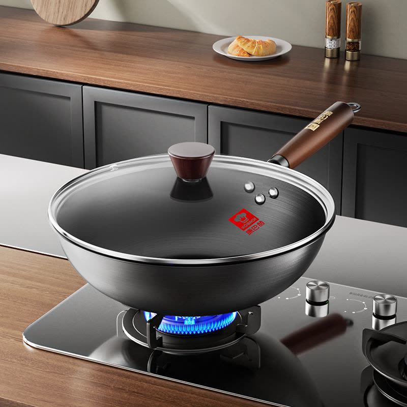 康巴赫无涂层深氮极铁锅图片
