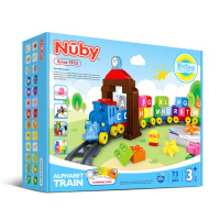 NUBY 字母火车 拼装拼插大颗粒积木玩具（LX）