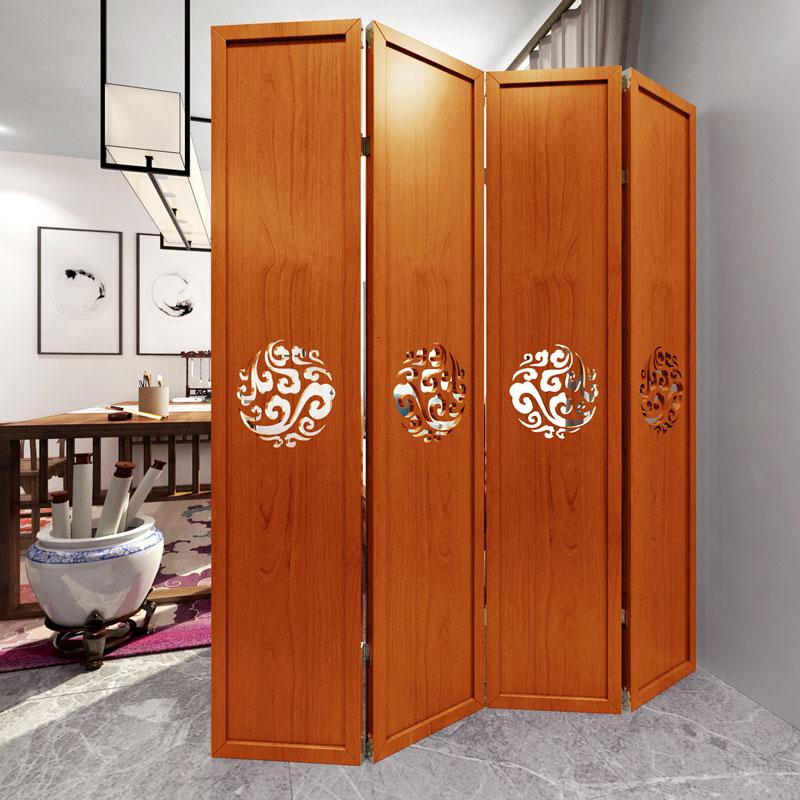 BONJEAN现代欧式木质多层屏风隔断玄关客厅座屏办公餐厅酒店茶楼卧室折屏高清大图