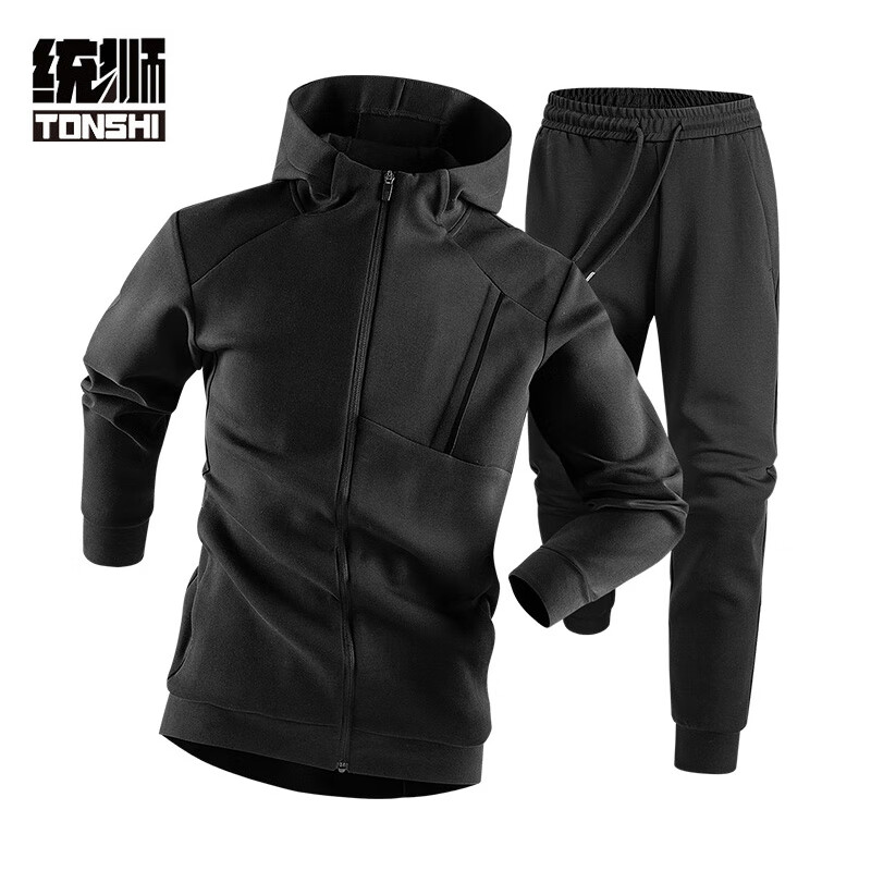 统狮运动套装 C16 件 男款黑色 M