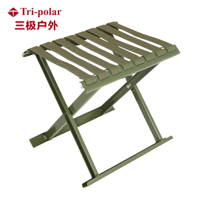 三极户外(Tripolar) TP8834 折叠凳子马扎户外加厚学生军工用钓鱼椅小凳子折叠椅便携板凳家用