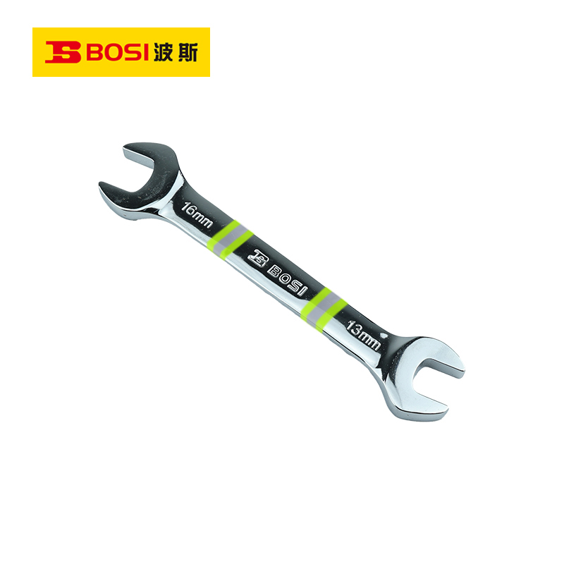 波斯(BOSI) 荧光系列精品开口扳手 13x16mm 把高清大图