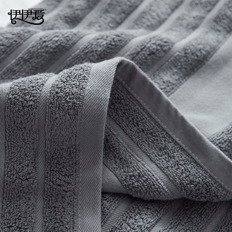 伊伊爱 YBH25226 波浪1957酒店风 毛巾 深灰高清大图