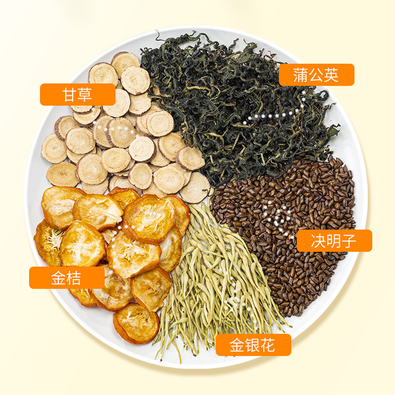 谯韵堂 蒲公英金桔茶100g/袋高清大图