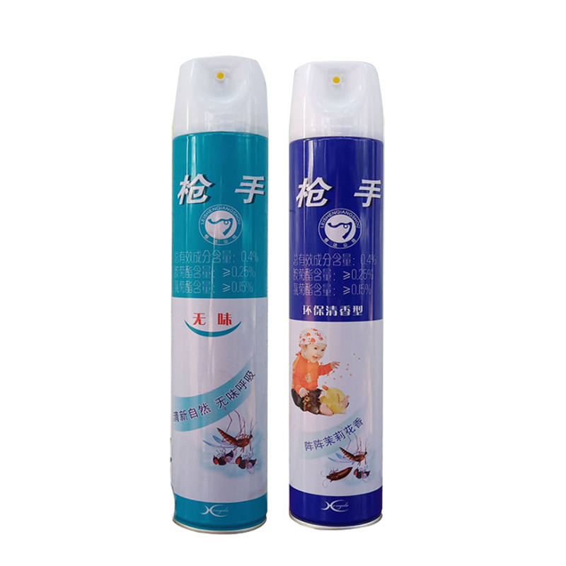 杀虫气雾剂 家用喷雾剂750ml无味清香型灭蚊子蝇子蚂蚁蟑螂药 24瓶/件