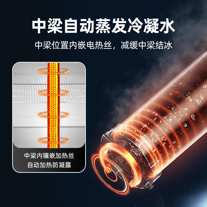 星星KTC-1260GT铜管厨房工作台冰柜冷藏工作台水吧台商用平冷卧式冰箱厨房保鲜柜不锈钢冷冻柜奶茶操作台高清大图