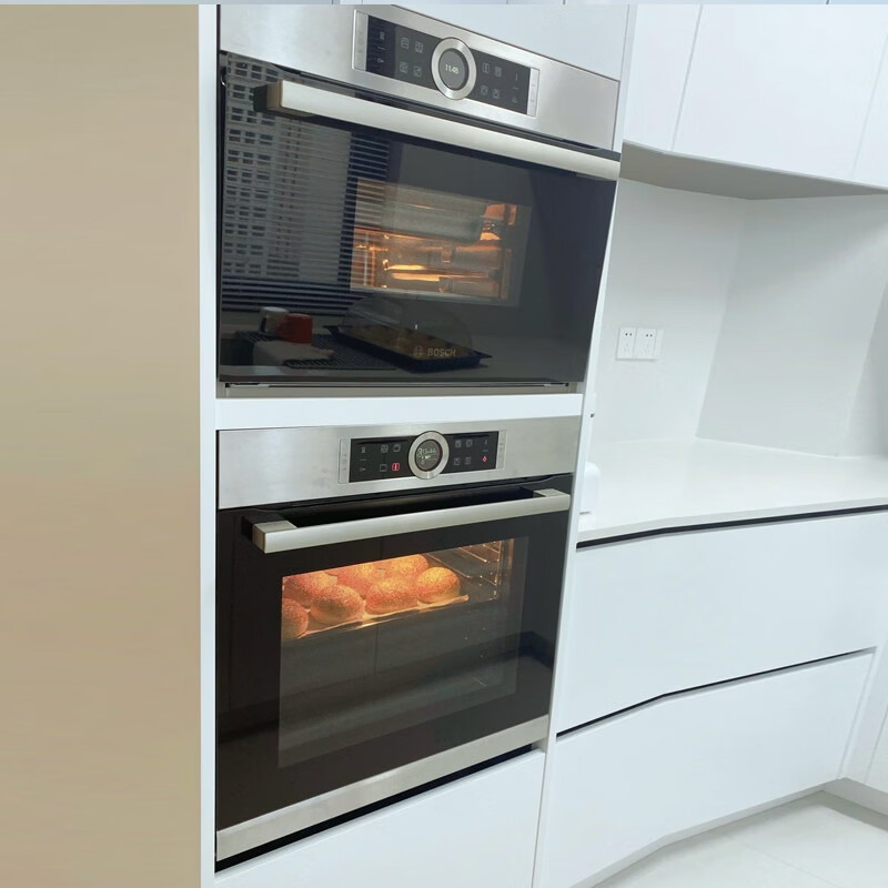 博世(BOSCH)HBG634BS2W+CDG634AS0W 蒸烤套装 71L烤38L蒸高清大图