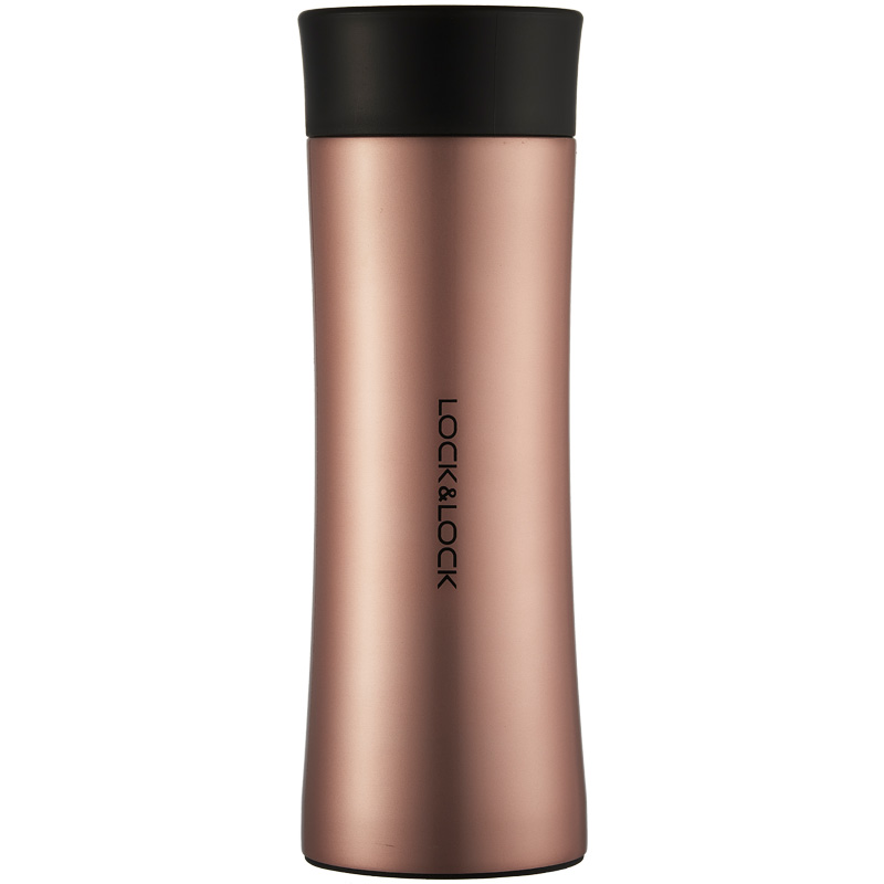 乐扣乐扣(lock&lock)掌心保温杯LHC4028B 不锈钢(400ml)黑色高清大图