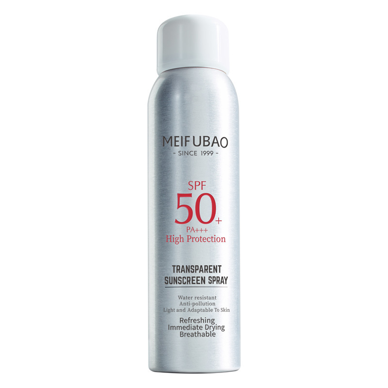 美肤宝轻透薄防晒喷雾SPF50+ PA+++50ml/瓶 无色透明清爽防水防紫外线