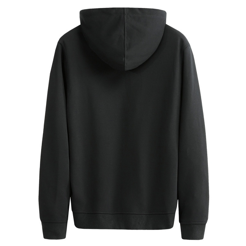 马克华菲秋季新款男士卫衣连帽卡通刺绣套头卫衣男长袖卫衣