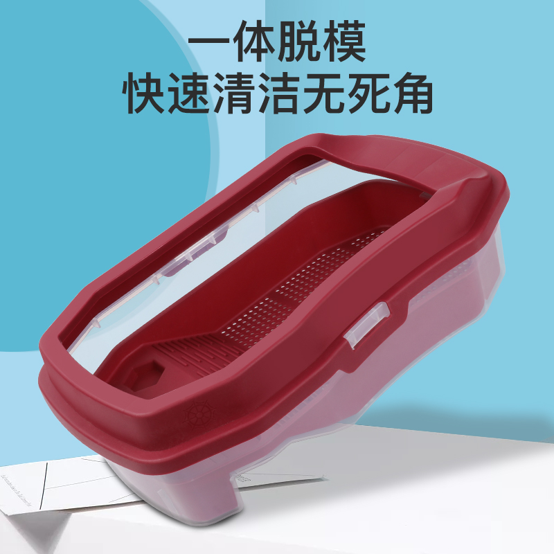乌龟缸别墅大型小鱼缸家用塑料巴西龟水陆养龟专用缸造景双层龟盆高清大图