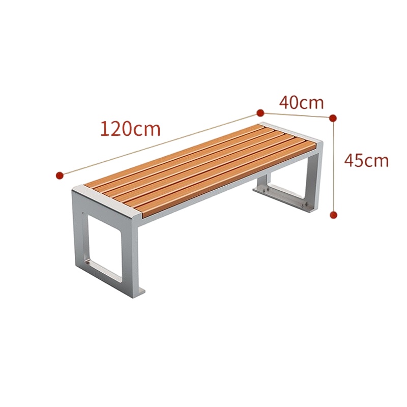 豪派伦公园椅户外椅张高清大图