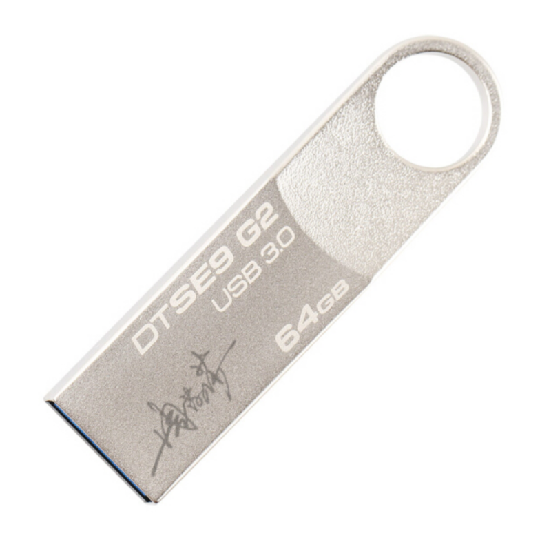 金士顿（Kingston）DTSE9G2 64GB U盘 个性化 自定义定制 金属车载U盘