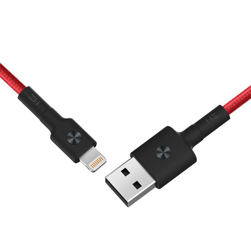 ZMI USB Cable 1m 黑色苹果编织数据充电线 通过苹果MFI认证 支持快充 稳定高效耐用