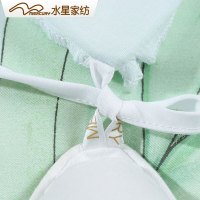 水星(MERCURY)家纺全棉四件套双人1.8m清新纯棉床单被套丛林夏梦
