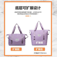 旅行健身包袋行李包包女短途旅游袋子手提外出时尚大容量超大便携威珺