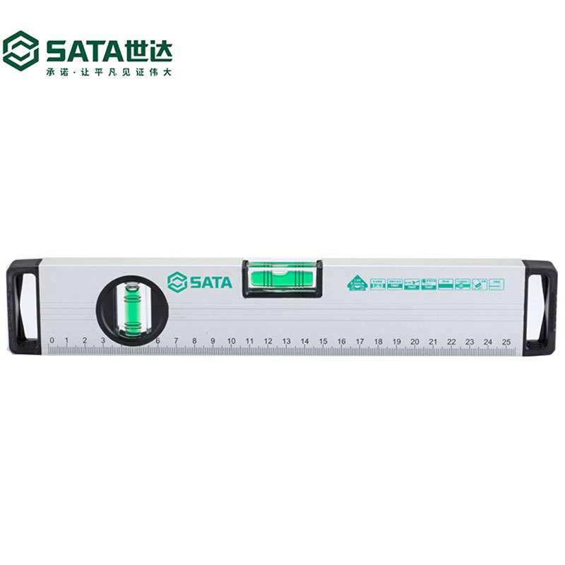 世达(SATA)水平尺 便携式高精度水平仪平衡尺 750MM/30“ 91604