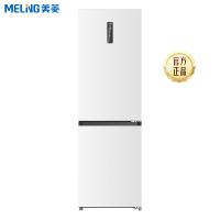 无忧嵌美菱402升超薄零嵌入式双门冰箱 60cm窄机身1级家用大容量双门电冰箱以旧换新补贴自营BCD-402WPCZX白