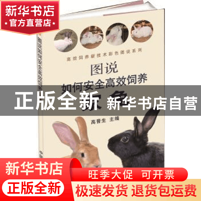 正版 图说如何安全高效饲养家兔 高晋生主编 中国农业出版社 9787图片
