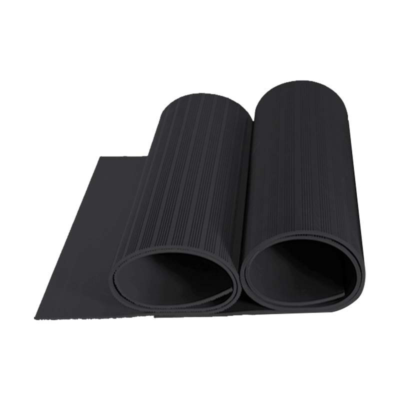 天空桥 高压绝缘垫 黑色条纹 25kv 8mm*1米*10米 卷高清大图