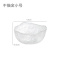 玻璃碗沙拉碗欧式描金边大中小号家用餐具个性碗水果碗甜品碗 不描金小号