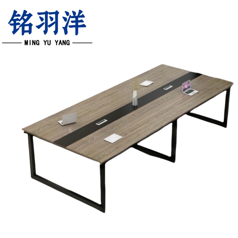 铭羽洋会议桌3000*1200*740mm张高清大图