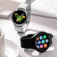 三星 SAMSUNG Galaxy Watch4 Classic 智能手表 Wear OS系统 蓝牙通话 42mm 雪川银
