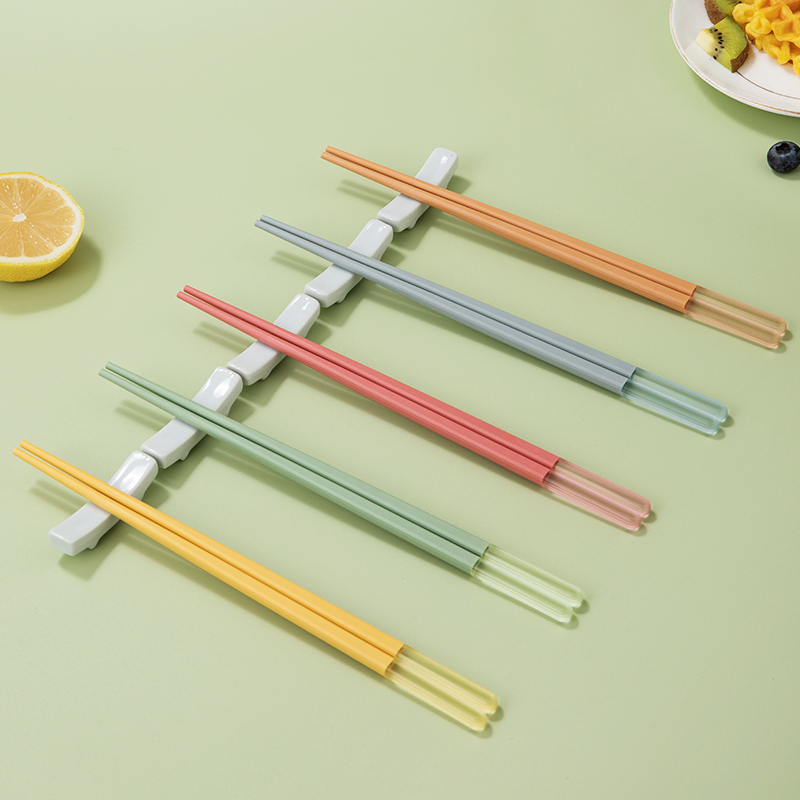 康巴赫 KH-JKGB02 果冰纷合金筷子 家用高档礼家庭防滑耐高温餐具套装高清大图