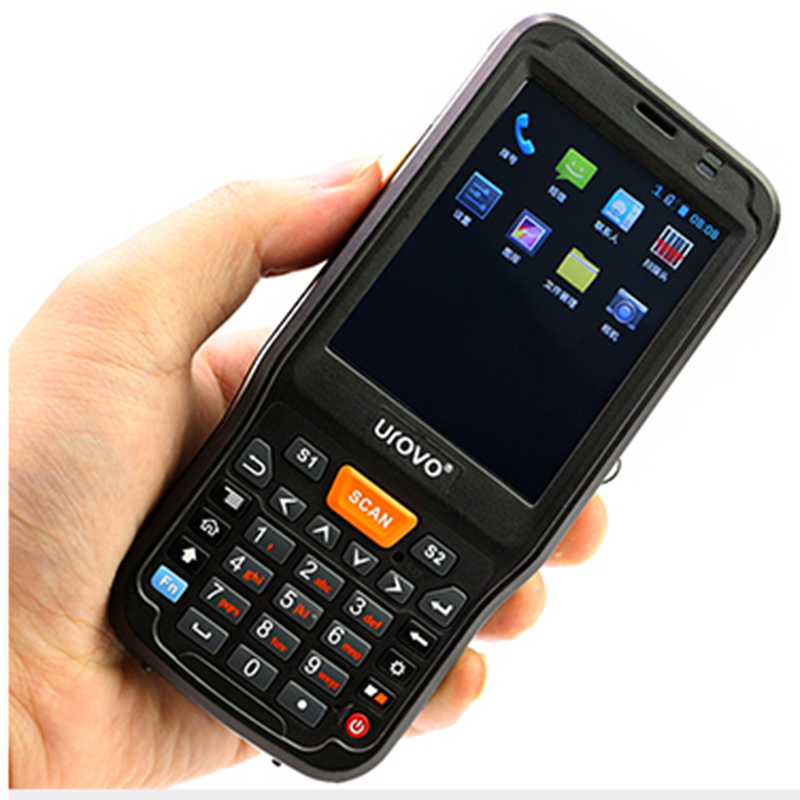 urovo i6100s 二维码数据采集器库存盘点手持终端机 rf枪安卓pda 二维