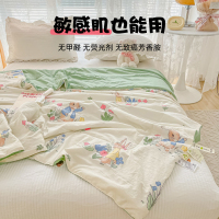 洁丽雅夏季夏凉被空调被可机洗儿童单人2023年新款大豆纤维被223