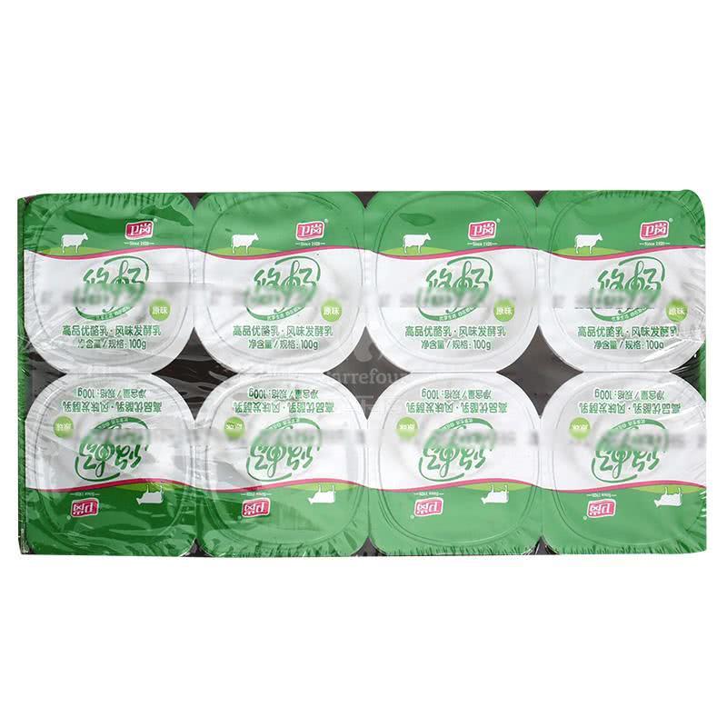 卫岗悠畅高品优酪乳酸牛奶原味100g8